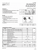 DataSheet IRLS3034PbF pdf